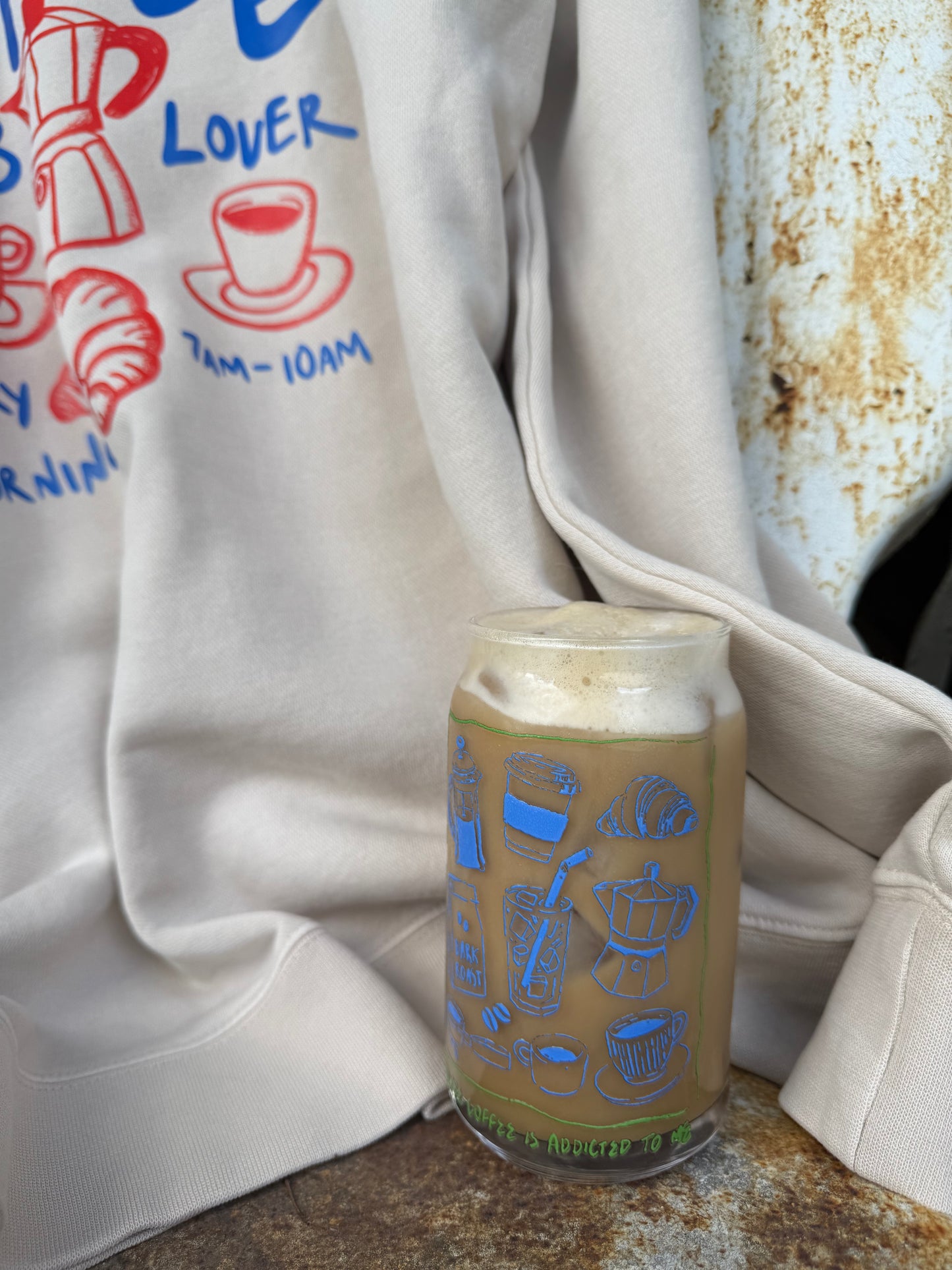 Coffee Club Glass Cup