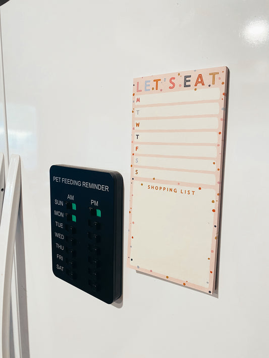 Weekly Meal Planner Magnetic Notepad