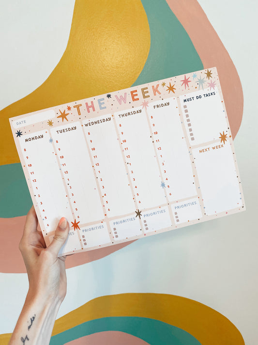 Weekly Planner A4 Notepad
